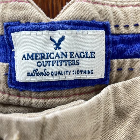 Tan shorts from American Eagle. Size 8. - Picture 2 of 4